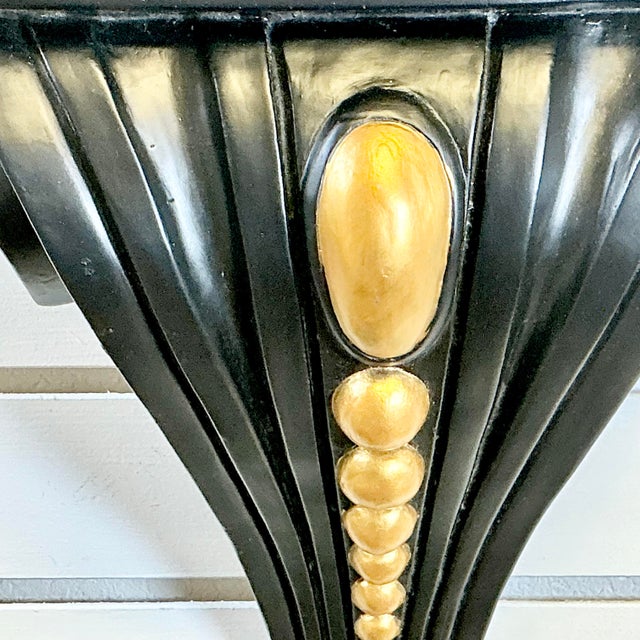 Plastic 1940s Vintage French Neoclassical Art Deco Hollywood Regency Wall Bracket For Sale - Image 7 of 14