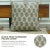 Bring natural elegance and artisanal charm into your home with the Fabdivine "Kusum-Gry" Throw Pillow Cover. Crafted from...
