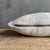100% Belgian Otis Linen Snow Lumbar Pillow 12" X 20" With Down Insert For Sale - Image 4 of 9