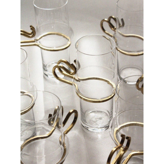 Drinking Glasses Set by Börge Lindau & Lindekrantz Orrefors, 1970, Set of 8, in Flawless conditions. Designed 1970 to 1979...