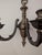 Metal Vintage Pair of Brass Double Arm Wall Candle Scones - a Pair For Sale - Image 7 of 12