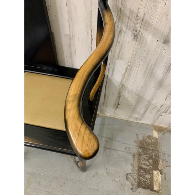 Wood Shao Fan Sculpted Armchairs For Sale - Image 7 of 11