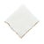 White Linen Napkins With Gold Ruffled Edges, Set of 4 For Sale - Image 8 of 12