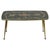 Vintage Rockabilly Glass Coffee Table with Conical Gold Legs, 1950s For Sale - Image 11 of 15