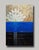 Peaceful Lotus: 24in x 36in Blue Beige White and Black Lotus Flower Abstract Painting On gallery wrap Canvas. Painting...