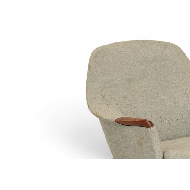 Wood Mid 20th Century Lowback Organic Modern "Marina" Armchair by Gerhard Berg for Stokke For Sale - Image 7 of 7