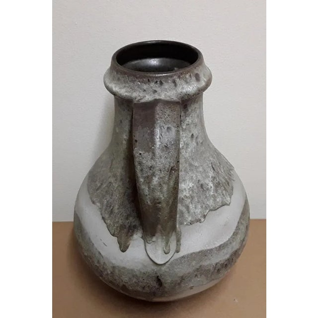 Vintage German Ceramic Vase with Handle from Carstens, 1970s, in Very Good conditions. Designed 1970 to 1979 This piece...