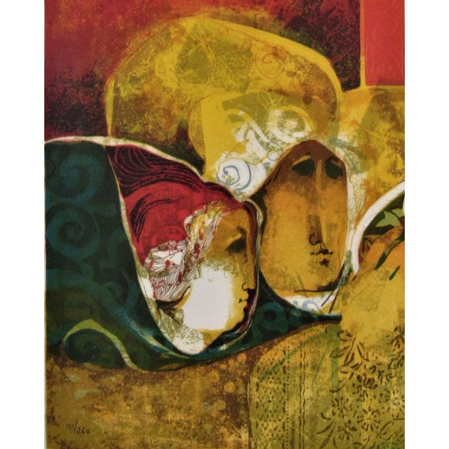 Modern Alvar Sunol Munoz-Ramos, Untitled II, Circa 1970 For Sale - Image 3 of 8