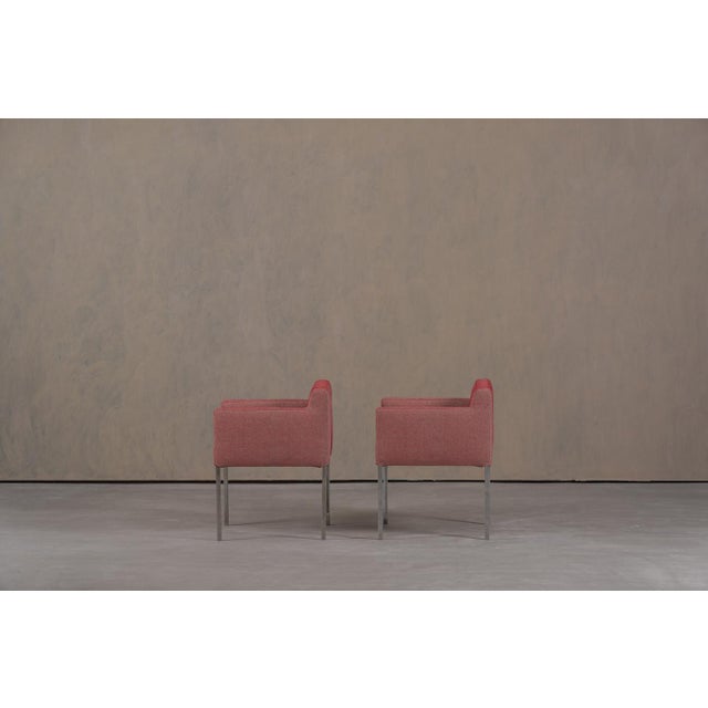 Textile Pink Fabric Chairs from Ligne Roset, France, 2000s, Set of 2 For Sale - Image 7 of 14