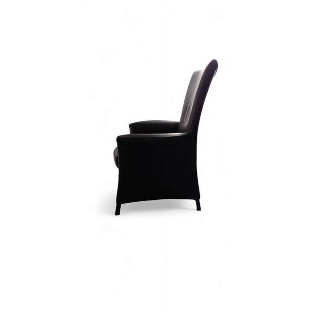 Paolo Piva Lounge Chairs in Black Leather by Paolo Piva, Set of 2 For Sale - Image 4 of 18