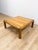 Mid 20th Century Vintage Lane Altavista Walnut Coffee Table MCM Square Blonde Wood Round Edges For Sale - Image 5 of 12