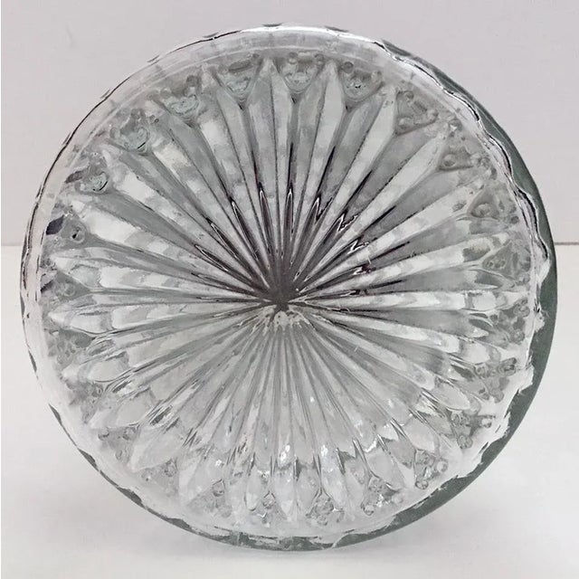 1950s Glass and Silver Plated Pitcher For Sale - Image 5 of 7