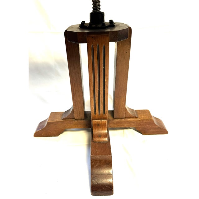 Chestnut Early 20th Century Prairie School W. D. Allison. Physicians Examination Chair For Sale - Image 8 of 11