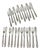 Fish Cutlery Set attributed to Wmf, Germany, 1890s, Set of 24 For Sale