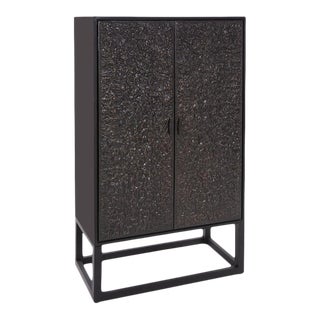 Kenneth Ludwig Chicago Glenn Tall Bar Cabinet For Sale