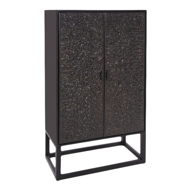 Kenneth Ludwig Chicago Glenn Tall Bar Cabinet For Sale