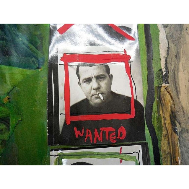 Sculpture Materials Igael Tumarkin, Israeli Mixed Media Painting, Tumarkin Abstract Surrealist Photo Collage For Sale - Image 7 of 9