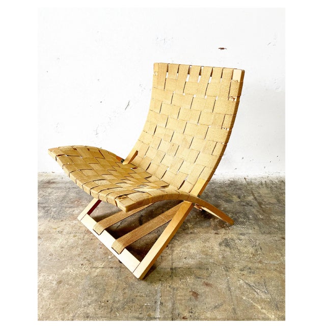 Ingmar Rellig Danish Modern Folding Loung Chair For Sale - Image 9 of 9
