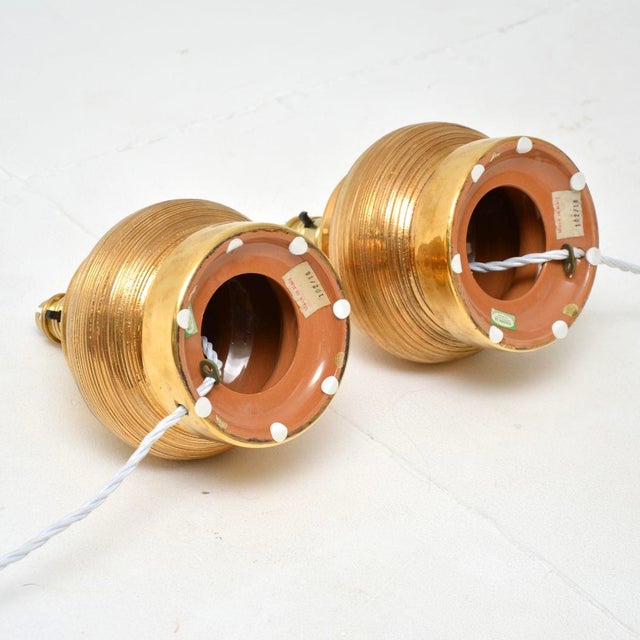 Ceramic Vintage Italian Ceramic Table Lamps from Bitossi, 1970, Set of 2 For Sale - Image 7 of 9