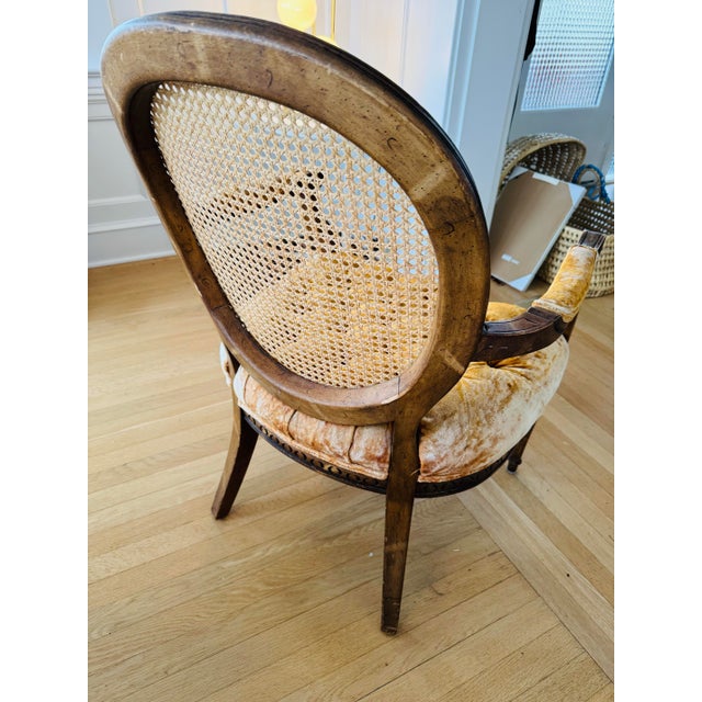 Late 19th Century Louis XVI Style Bergere Chair For Sale - Image 9 of 9