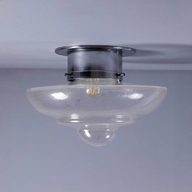 Large Vintage Bullicante Glass Lamp, 2010s For Sale - Image 6 of 10