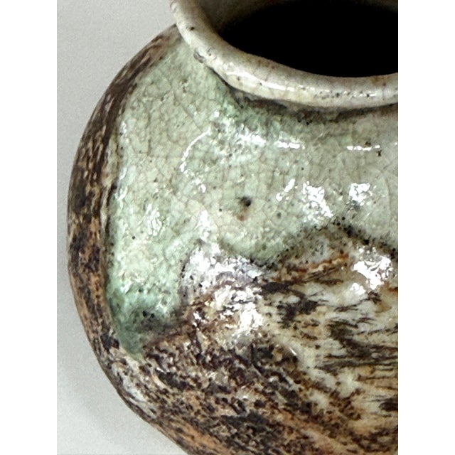 Antique Japanese Ceramic Ko-Tanba Chaire Edo Period For Sale - Image 10 of 18