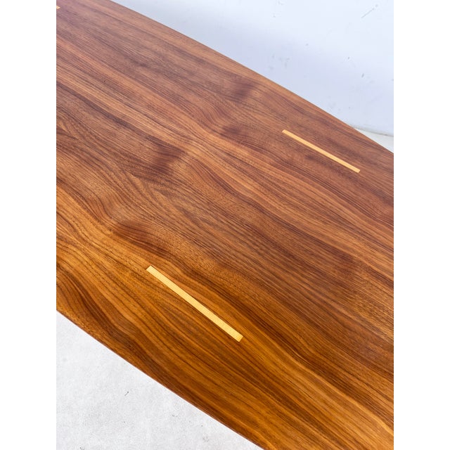 Mid-Century Modern C. 1950s Abel Sorensen for Knoll, Surfboard Style Mid-Century Coffee Table For Sale - Image 3 of 6