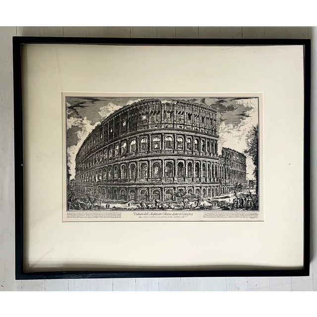 Mid 20th Century Giovanni Piranesi Lithograph, the Roman Colosseum (1760) For Sale - Image 5 of 7