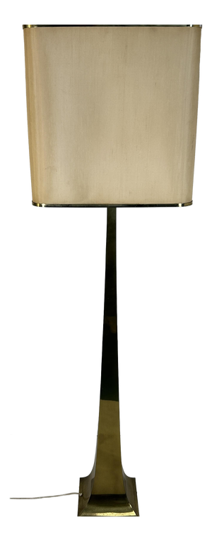 High Society Brass Floor Lamp, 1970s