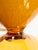 Mid 20th Century Empoli Art Glass Swung Vase Honey Amber, Cristalleria Fratelli Betti For Sale - Image 9 of 12