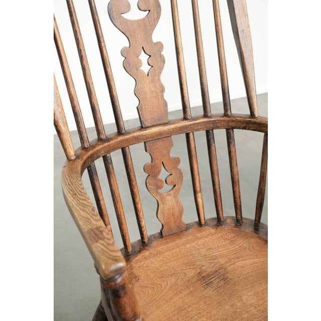 Antique English Spindle Chair, 1800s For Sale - Image 12 of 15