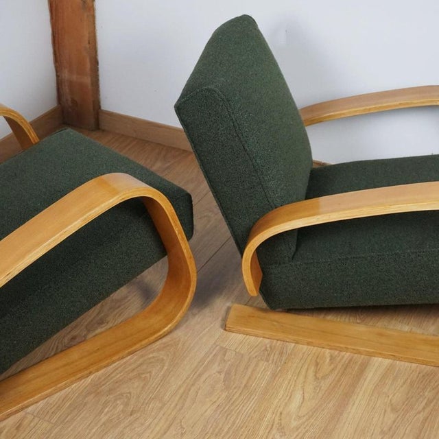 Alvar Aalto Tank 400 Chairs by Alvar Aalto, 1930s, Set of 2 For Sale - Image 4 of 10