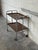 Two-Tier Rosewood Foldable Bar Cart German Mid-Century Modern 1970s For Sale - Image 4 of 10