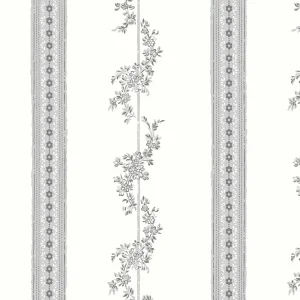 Sample - Borastapeter Drottningholm Wallpaper in Grey