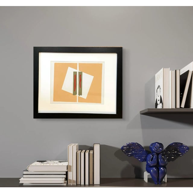 Barbara Beck Painter Printmaker This bold woodcut print is a wonderful example of mid century modern print work. Beck’s...