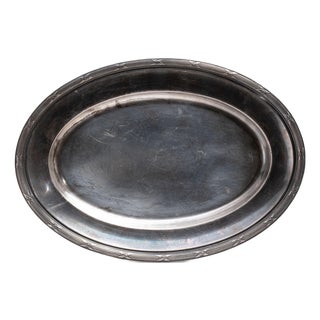 Mid 20th Century France Gray Silver Plate For Sale