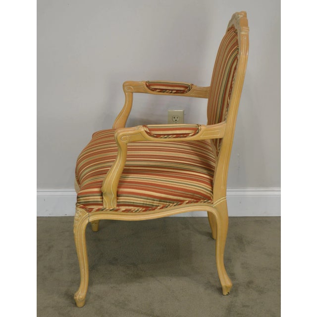 Ethan Allen Home Collection Louis XV Style Armchair Made in Italy For Sale In Philadelphia - Image 6 of 13