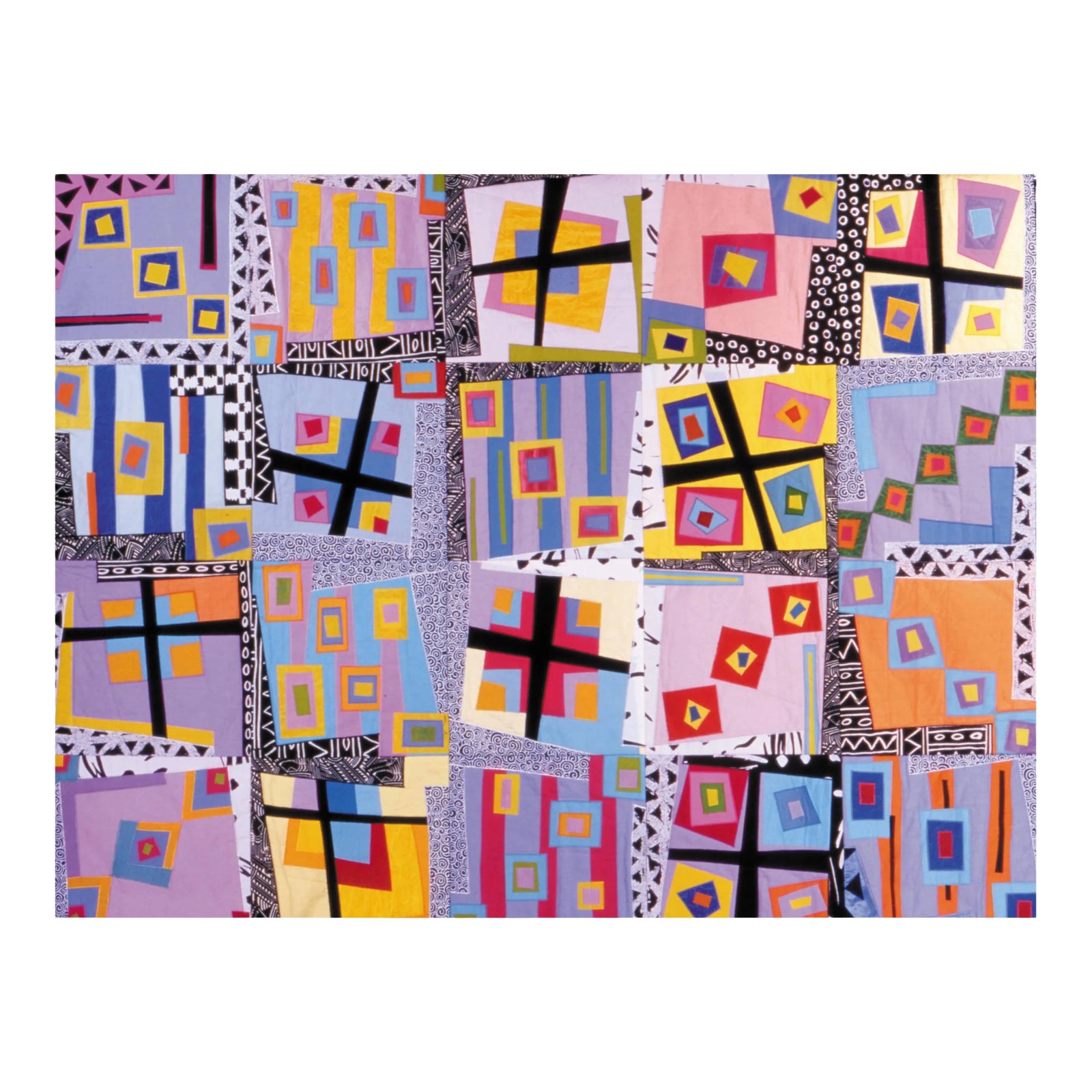 'Ice Cold in Alice' Contemporary Quilt Wall Hanging by Bethan Ash ...