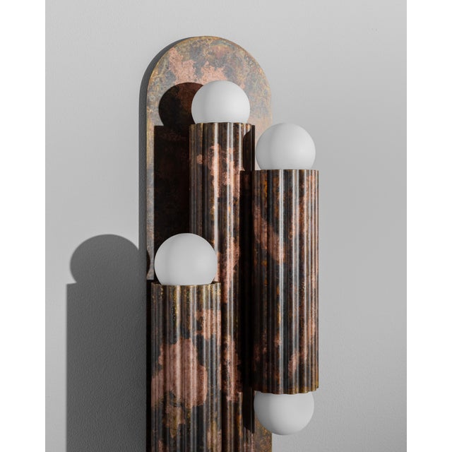 Vesta Wall Sconce Triple 2 For Sale - Image 12 of 18