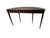 1980s Stickley Federal Style Demilune Mahogany Inlaid Yew Wood Hall Console Table For Sale - Image 10 of 18