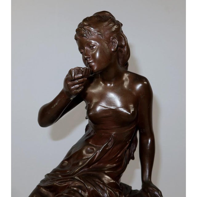 M. Moreau, La Source, Mid-1800s, Bronze For Sale - Image 6 of 17