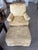 Jessica Charles Furniture Berkeley Swivel Rocker in Yellow Raw Silk Damask For Sale - Image 10 of 10
