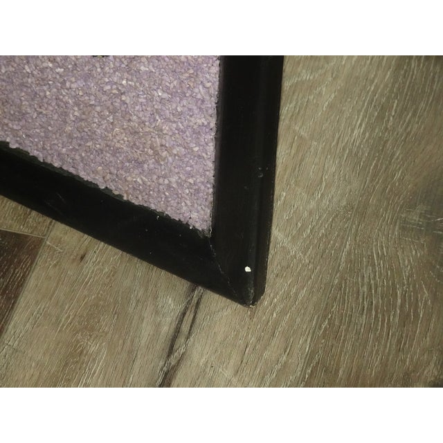 Vintage Mid Century Modern Jester Mosiac of Stones Wall Hanging Picture For Sale - Image 15 of 17