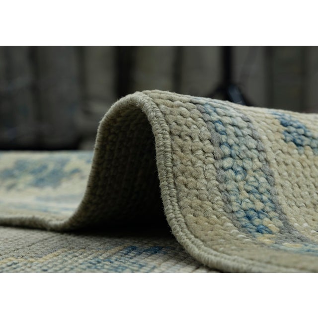 Textile Turkish Oushak Rug 3'10" x 5'3" #17007 For Sale - Image 7 of 8