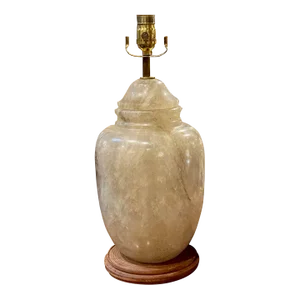 Vintage Rock Crystal Lamp From Brazil
