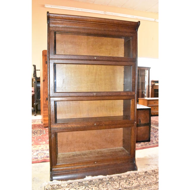 Vintage Mission Oak 4 Stack Barrister Lawyer's Bookcase Chairish