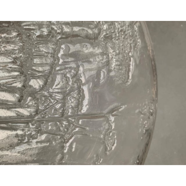 Large Mid-Century Finnish Glass Plate by Kaija Aarikka for Humppila For Sale - Image 17 of 18