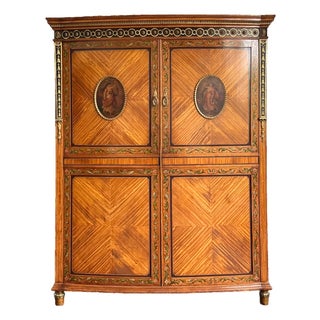 Antique Italian Neoclassical Style Armoire For Sale