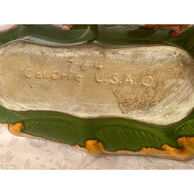 California Originals Torrance, California Three Piece Set of two birds and an elongated oblong scalloped edged low bowl....