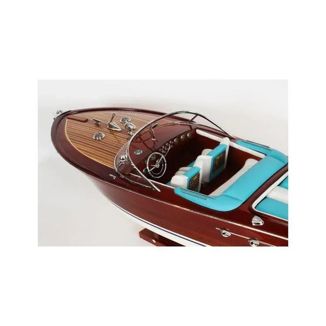 Vintage Model of Riva Aquarama Speedboat For Sale - Image 12 of 15